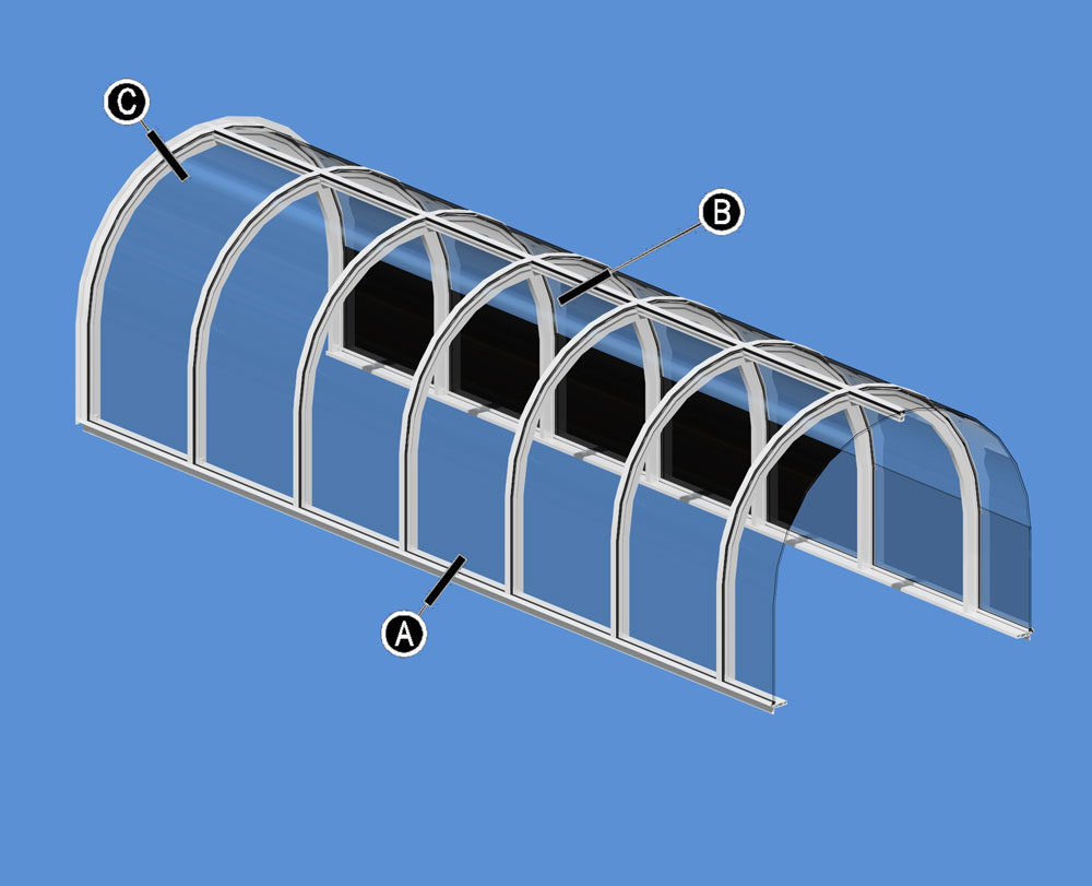 Curved Walkway diagram