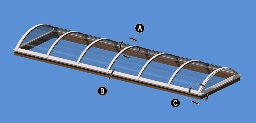 Vaulted with Vertical Ends diagram