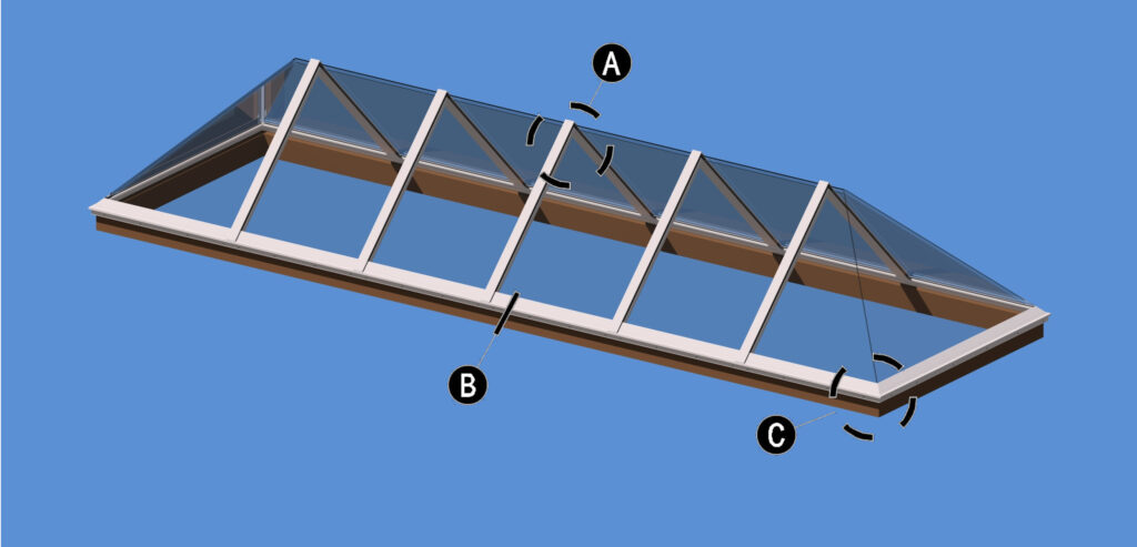 Ridge with Hipped Ends diagram